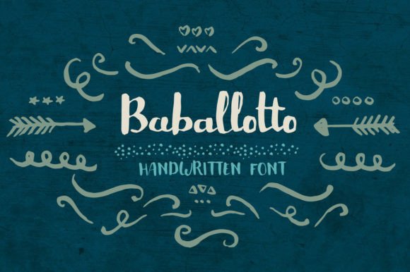 Baballotto: A Handwritten Font for Editorial Design