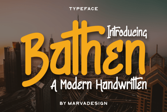 Bathen Font: A Friendly Typeface for Modern Web Design