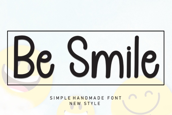 Be Smile: A Handwritten Font for Makers and Sellers
