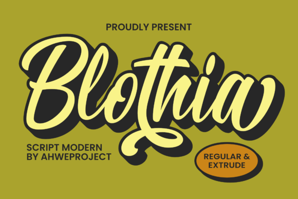 Blothia: The Dynamic Script Font for Scroll-Stopping Marketing