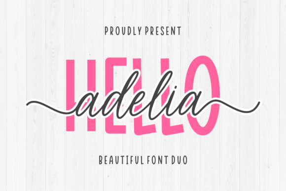 Boost Campaign Clarity with Hello Adelia Typeface