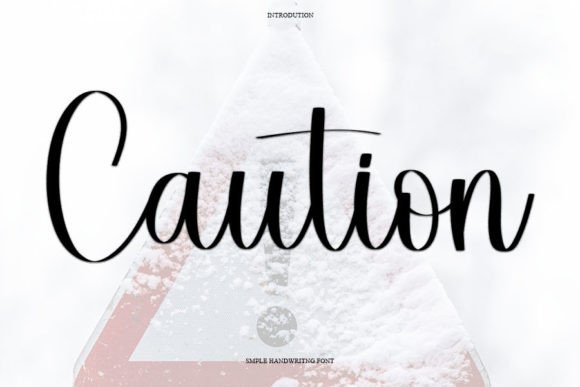 Caution Font Review: A Handwritten Typeface for Web Design