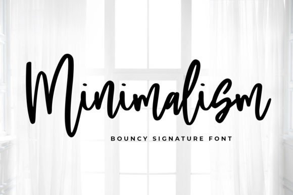 Elevate Web Design with the Minimalism Handwritten Font