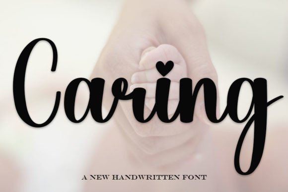 Elevate Your Brand with the Caring Handwritten Font