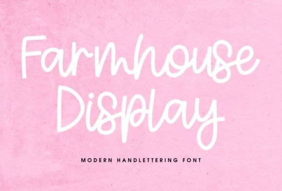 Farmhouse Display: The Handwritten Font That Elevates Campaigns