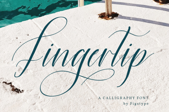 Fingertip: A Modern Script Font for Editorial Design