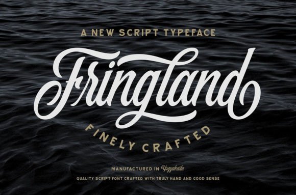 Fringland: The Bold Script Font for Scroll-Stopping Marketing