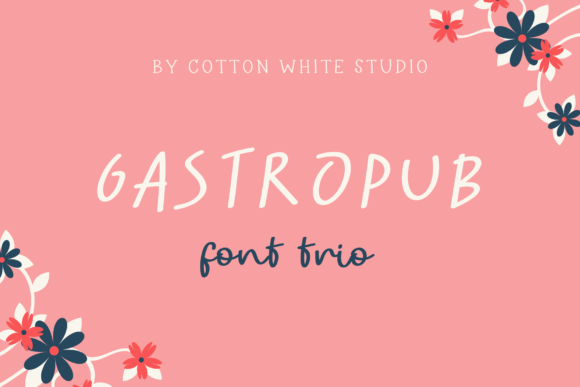 Gastropub Trio: A Charming Font for Small Business Branding