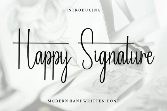 Happy Signature: The Script Font That Elevates Campaign Visuals