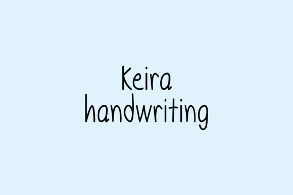 Keira: A Friendly Handwritten Font for Modern Web Design
