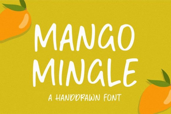 Mango Mingle: A Handwritten Font for Authentic Branding