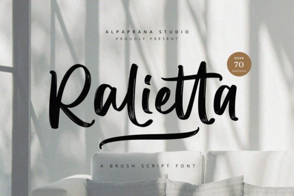 Ralietta: A Modern Script Font for Handmade Brands