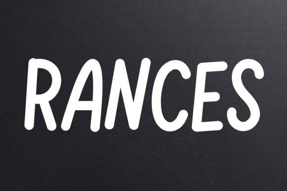 Rances Font: A Quirky Typeface for Small Business Branding