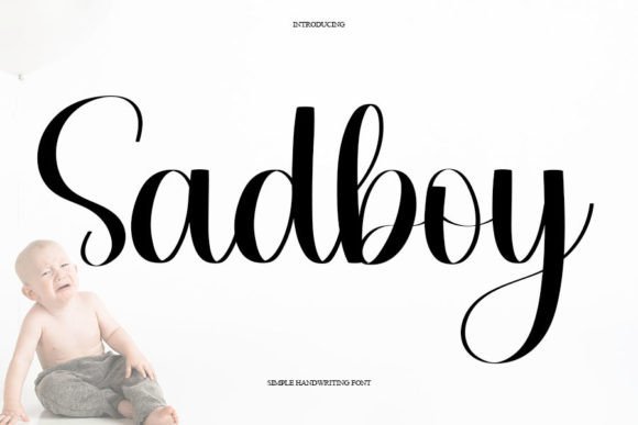 Sadboy: A Handwritten Font for Authentic Editorial Design