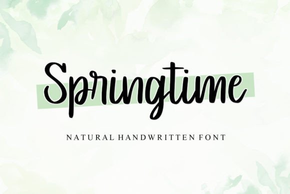 Springtime Font Review: A Timeless Handwritten Typeface for Branding