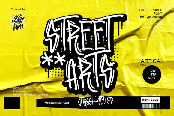 Street Arts Font: Bold Typography for Campaign Impact